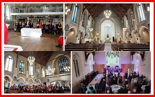 Collection of images of the Installation Court and Service 